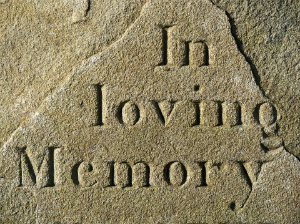 headstone of a deceased worker